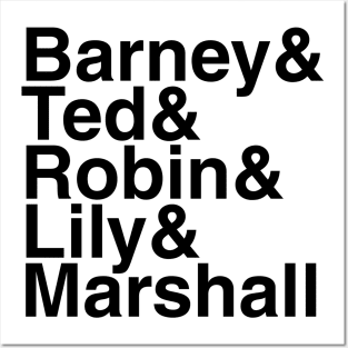 How I Met Your Mother Helvetica List Posters and Art